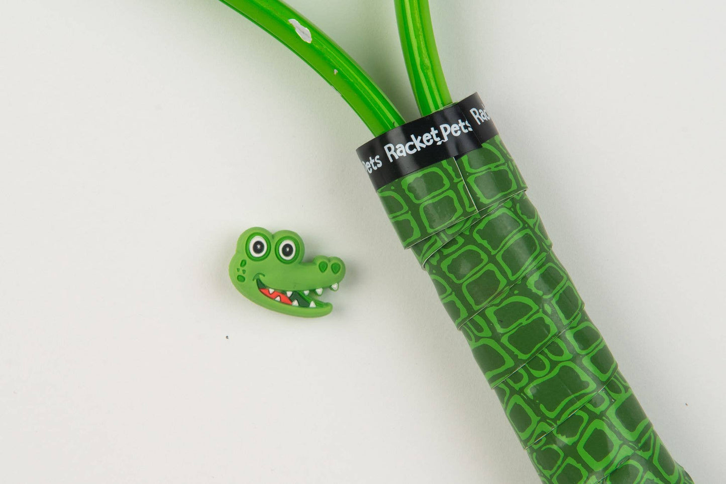 Alligator Green Tennis Overgrip Tape and Matching Shock Abso