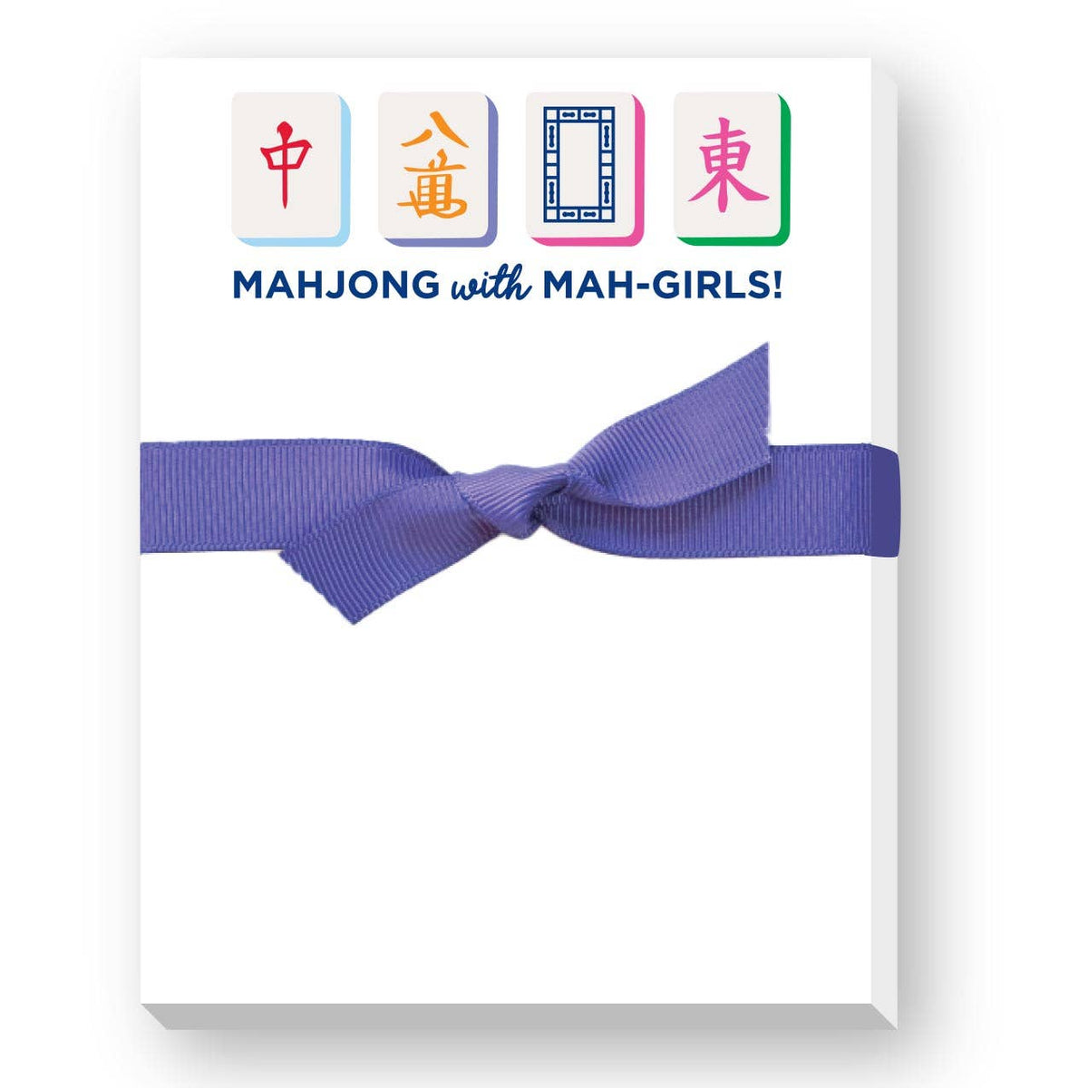 MAHJONG WITH MAH-GIRLS MINI NOTEPAD