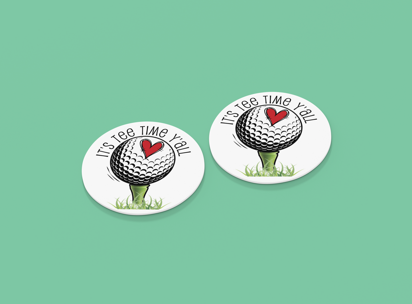 Car Coaster - Tee Time!