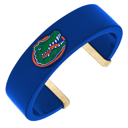 Bracelet-Florida Gators Resin Logo Cuff Bracelet in Blue