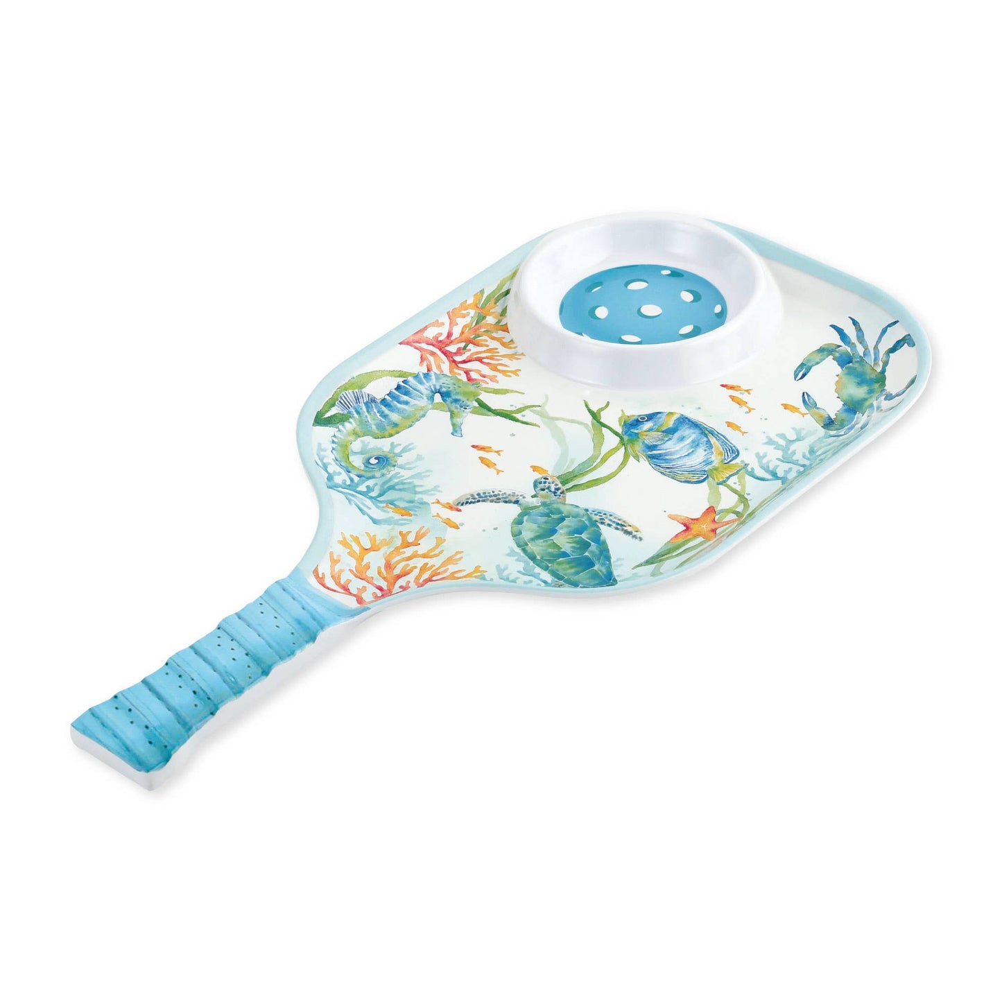 Serenade 15 3/4" Melamine Paddle Chip & Dip Tray