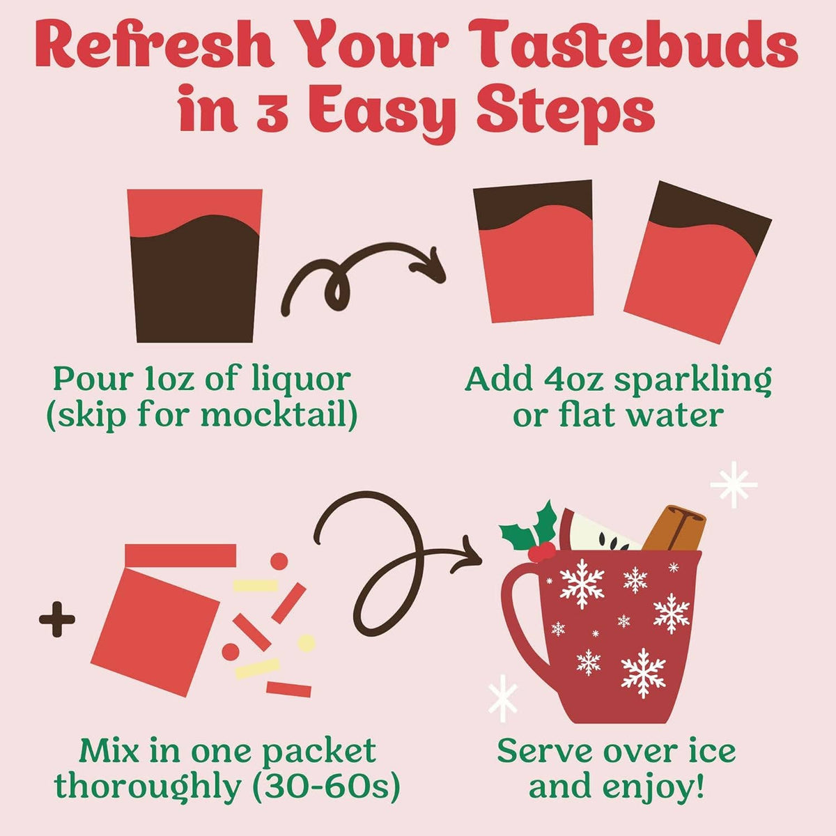 Seasonal Variety Pack Cocktail Mixers - 12 Serving Multipack