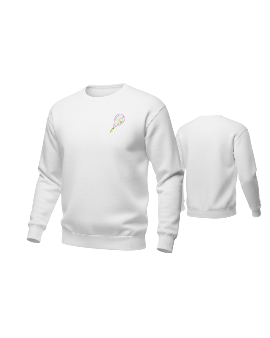 Tennis Sweatshirt- Tennis Ball- back design