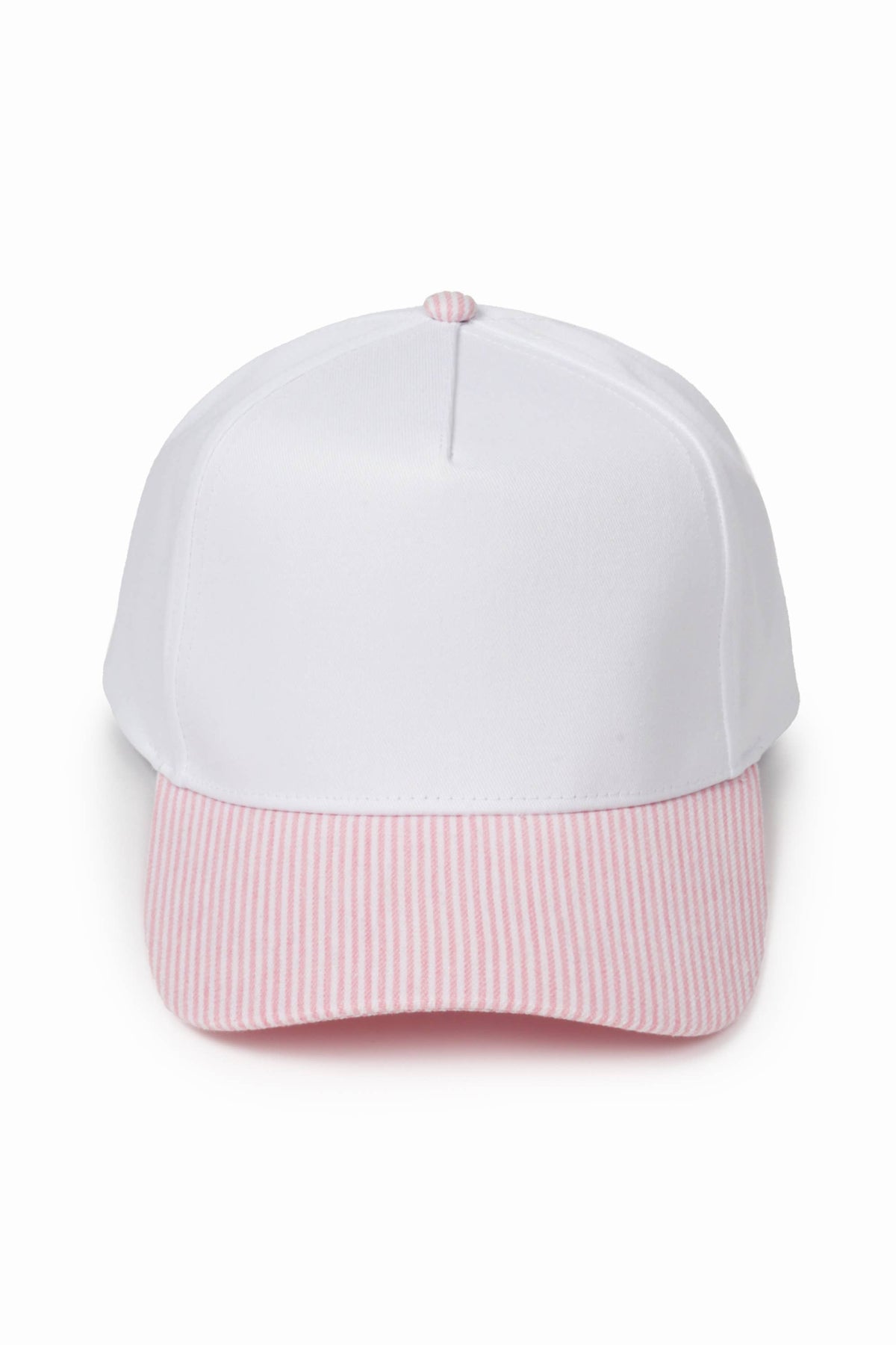 Pink pinstriped Cap