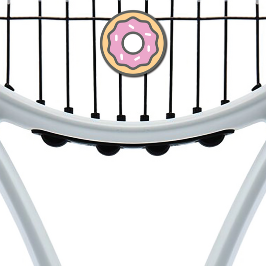 Delicious Dampeners - (2-Pack) Donut - Food Tennis Vibration Dampener