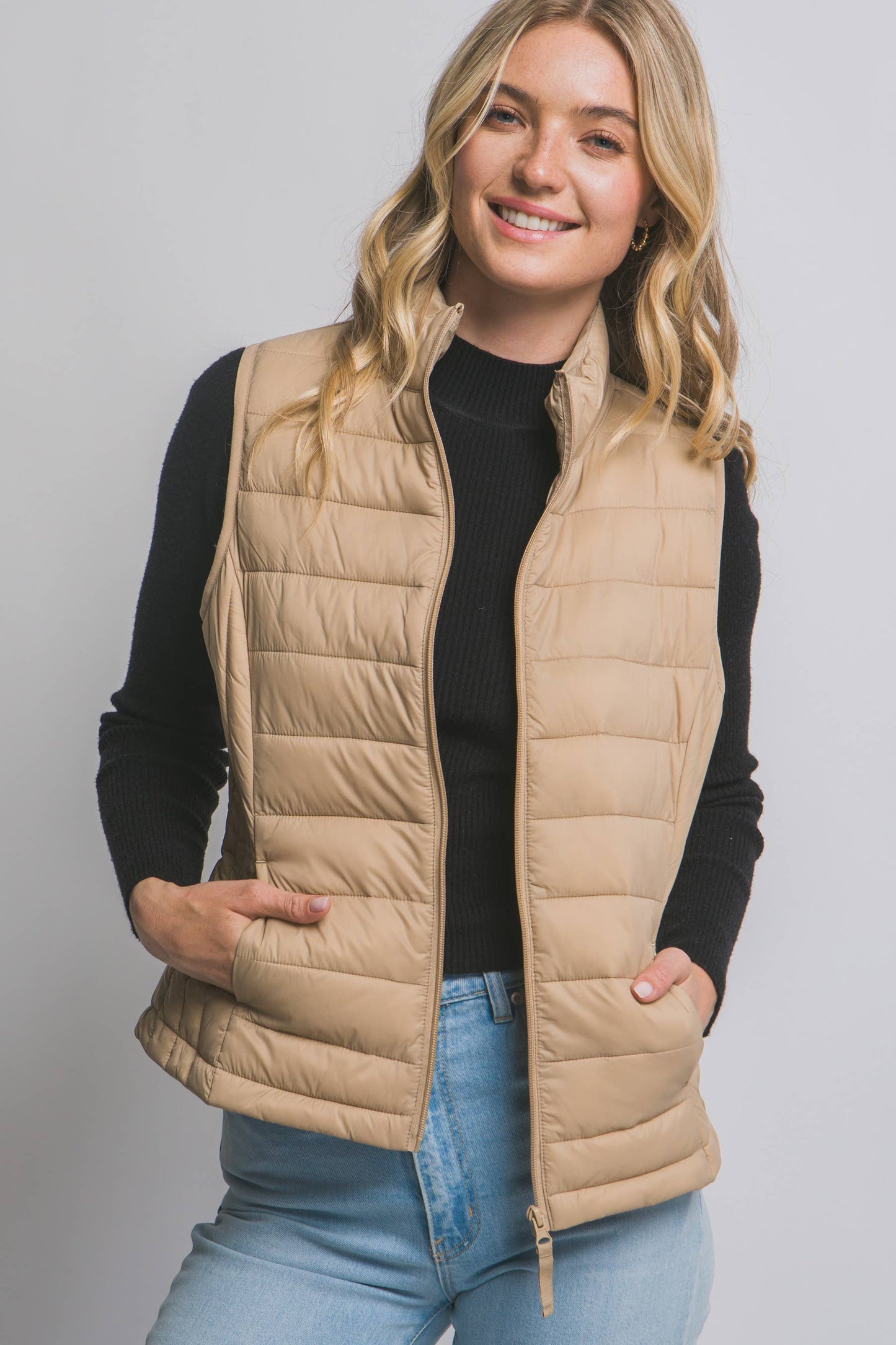 Tennis- Lightweight puffer vest- 3 colors