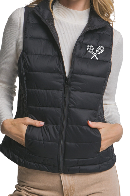 Tennis- Lightweight puffer vest- 3 colors