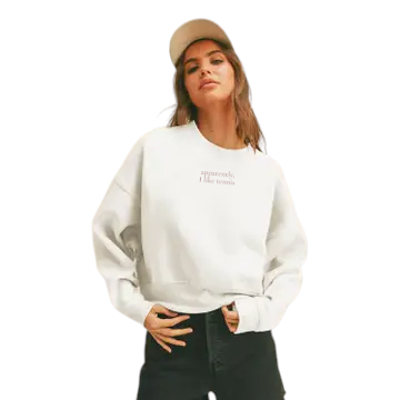 Apparently, I like tennis sweatshirt