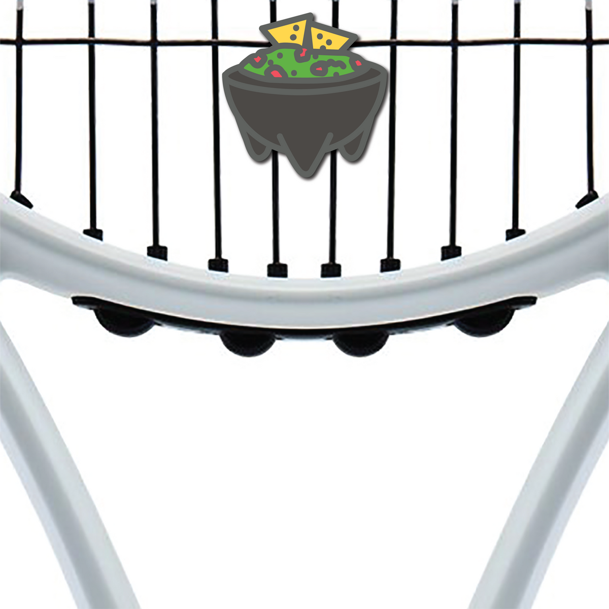 Delicious Dampeners - (2-Pack) Guacamole - Food Tennis Vibration Dampener