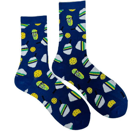 Pickleball Bamboo Socks- Navy