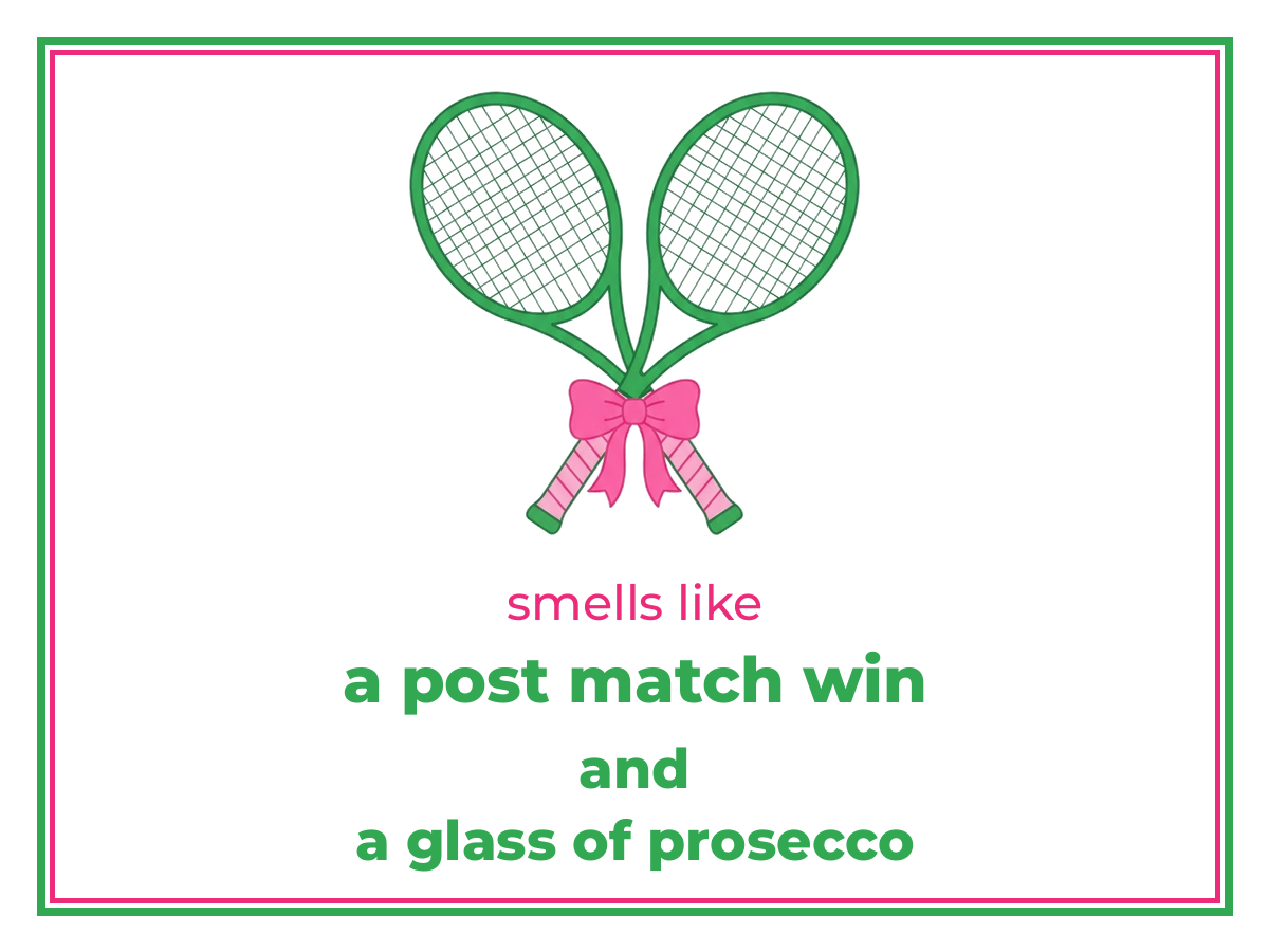 Tennis Themed Candles