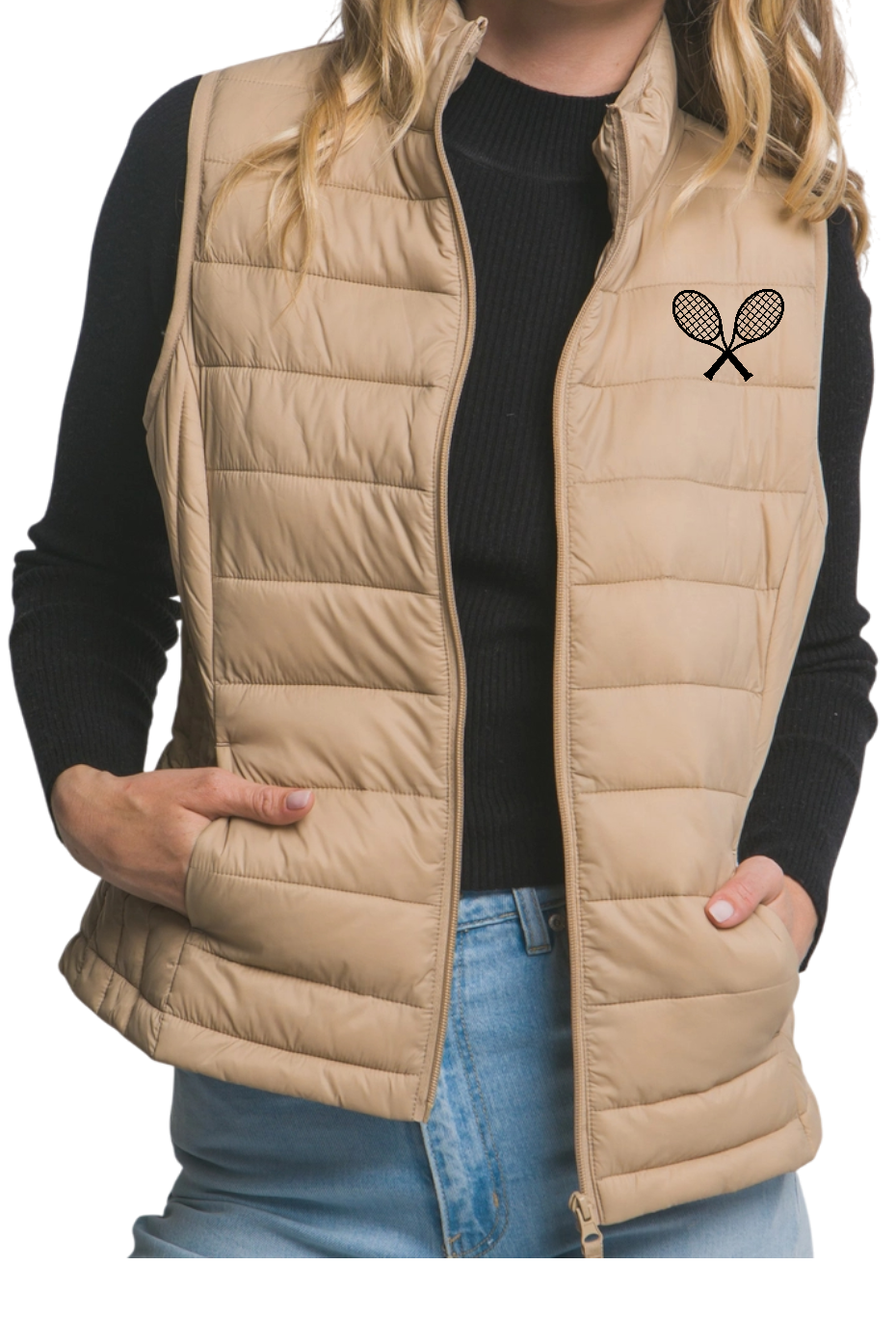 Tennis- Lightweight puffer vest- 3 colors