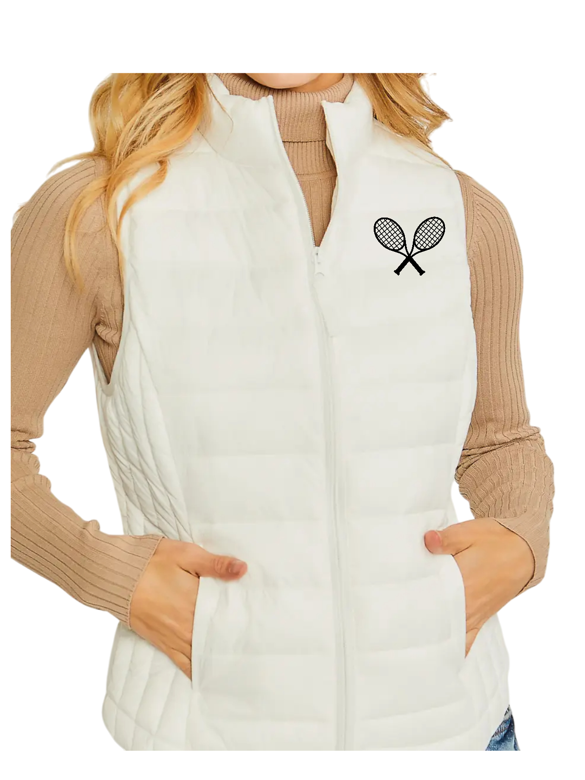 Tennis- Lightweight puffer vest- 3 colors